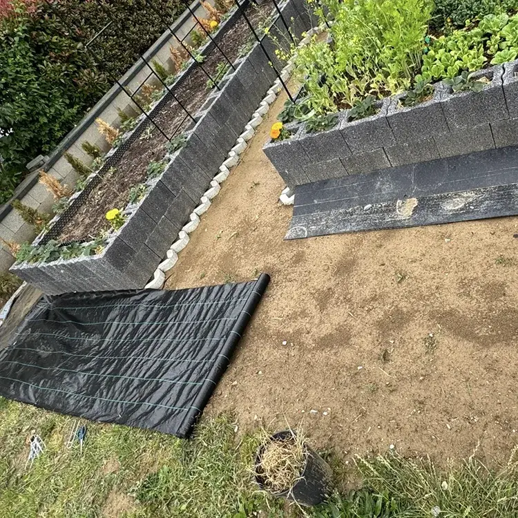 PE kudottu Weed Barrier kangas